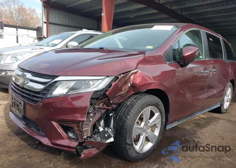 2019 Honda Odyssey Ex-L из США, поврежденный, VIN 5FNRL6H76KB125348